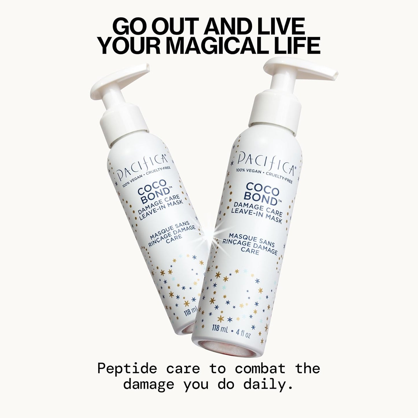 PACIFICA Beauty, Coco Bond Damage Care Leave-In Repair Mask Treatment, Dry & Damaged Hair from Bleach, Color, Chemical Services, Chlorine, & Heat, Coconut, Vegan