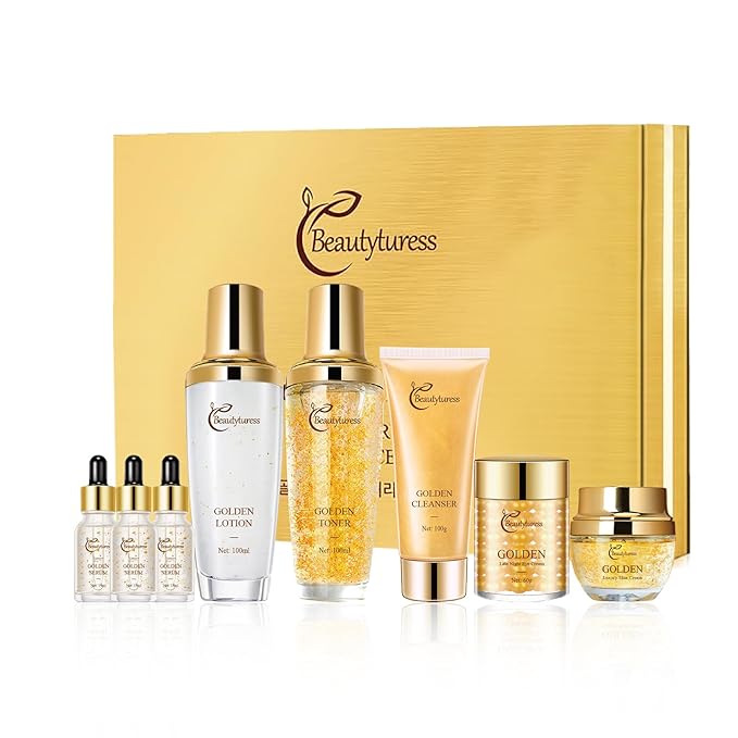 Snail Mucin Facial Skincare Set for Women, Suitable for All Skin Types - Deep Moisturizing & Nourishing with Collagen, Ideal Christmas Skincare Gift - Anti-aging Skin Care Set, Face Kits