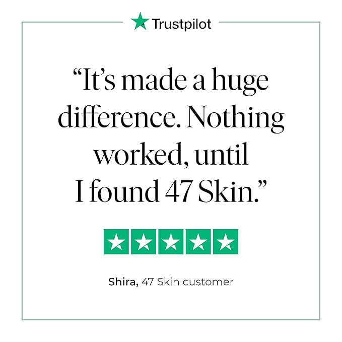 47 Skin Hydrating Face Serum for Clearing Acne and Scars, Anti-Blemish & Scar Repair Serum Skincare Treatment with Silver Chitoderm Smooth Skin Moisturiser Serum for All Skin Types (1.69 oz)