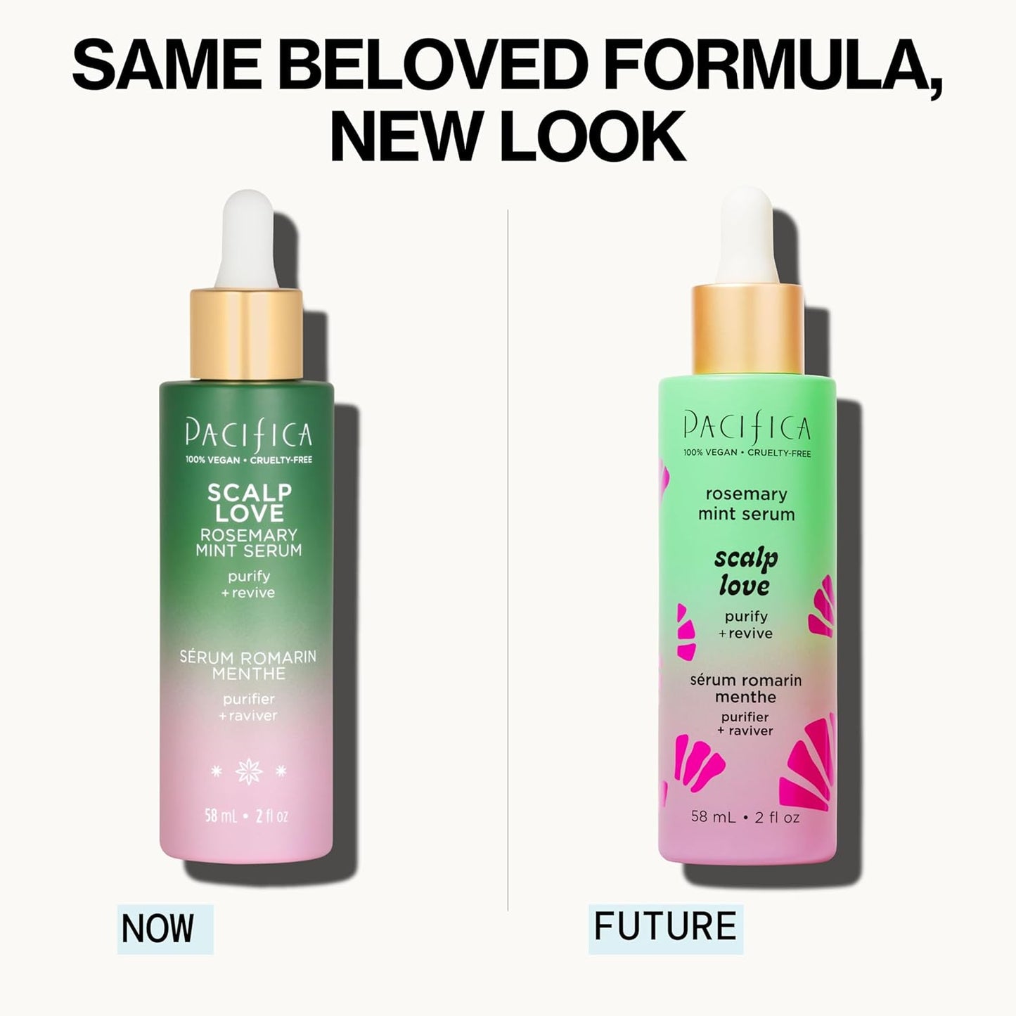 Pacifica Scalp Serum – Rosemary Mint Scalp Love Serum - Scalp Treatment for Dry Itchy Scalp w/Witch Hazel for Scalp Detox & Moisturizing, Vegan & Cruelty-Free, 2 oz