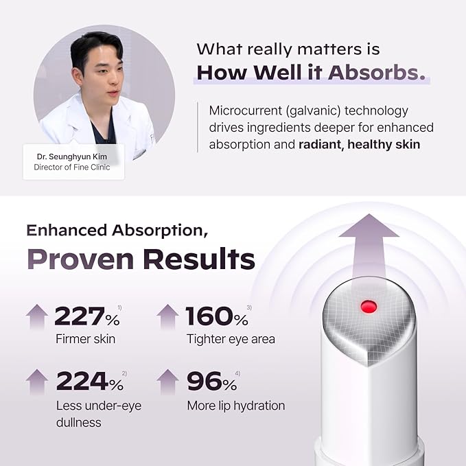 Superform Galvanic Booster Aqua Mint, 1min booster for ageless skin, anti-aging and firming pocket booster, Korean skincare, glow on the go, Serum booster device, Gift, Stocking Stuffers