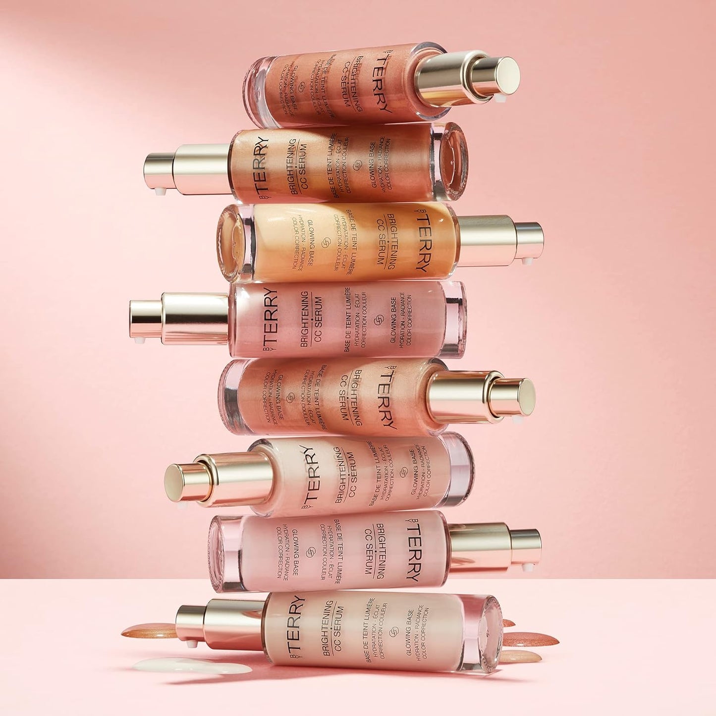 By Terry Brightening CC Serum, Hydrating, Brightening, Illuminating & Color Correcting Skin Primer For Your Face, #2.25 Ivory Light, 1 fl oz