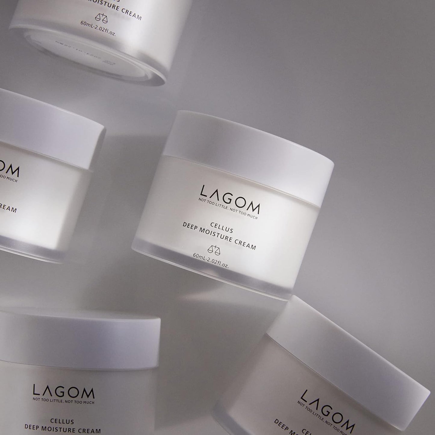 LAGOM Cellus Deep Moisture Cream Natural Moisturizer with Ceramide and D-Panthenol (B5) Smooth, Hydrating, Nourishing Protecting Cream 2.02 Fl Oz