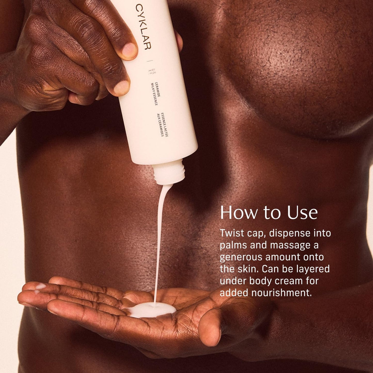 Ceramide Milky Essence – Unscented Body Lotion for Dry, Sensitive Skin – Lightweight Hydrating Ceramide Moisturizer for Skin Barrier with Polyglutamic Acid & Hydroxyethyl Urea - 8 fl oz