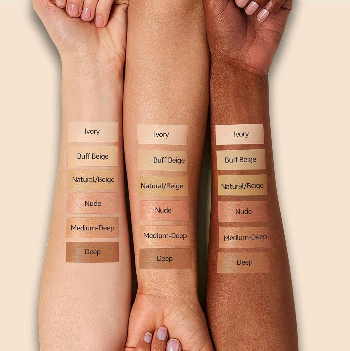 Mushroom Head Air Cushion CC Cream - BB Cream Foundation Makeup Concealer Moisturizing Oil Control, Long-Lasting & Waterproof, Easy Makeup Even Skin Tone (Buff Beige, 3.21 Ounce (Pack of 1))