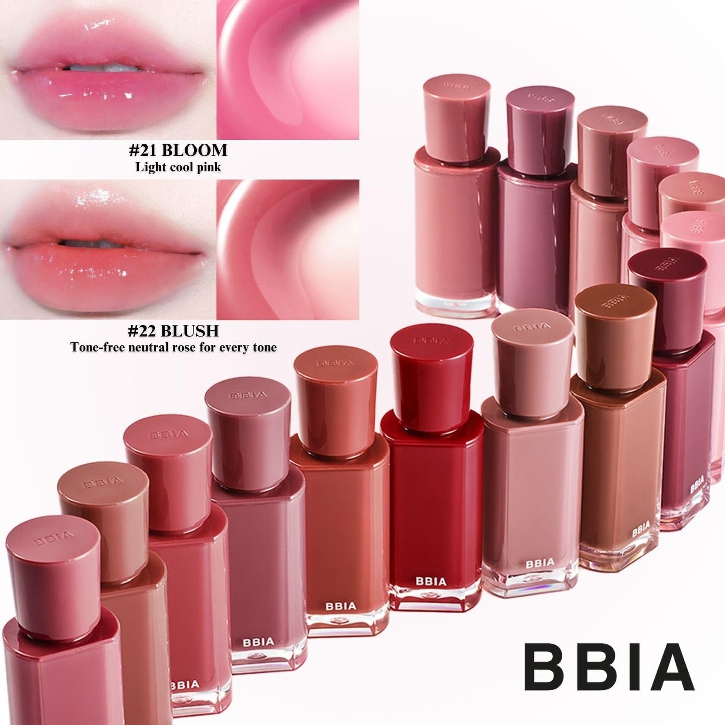 BBIA Glow Tint – Lip Plumping Volumizing Glossy & Glowy Lip Stain Naturally Moisturizing Comfortable Texture Lightweight Long-Lasting Vivid Color Non-Sticky Korean Makeup (17 AUTUMN, Pack of 1)