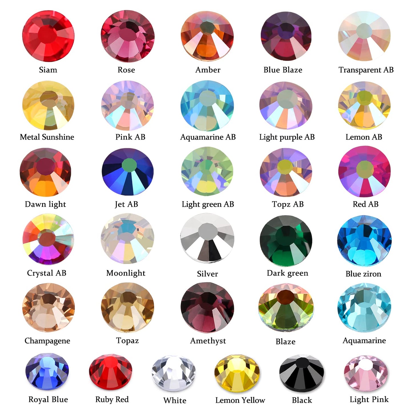 1440Pcs Lemon Yellow Crystal Rhinestones,Glass Flatback Rhinestones Gemstones for Nail Face Makeup Art Crafts Clothes Decoration - (SS16, 4.0mm,Lemon Yellow)