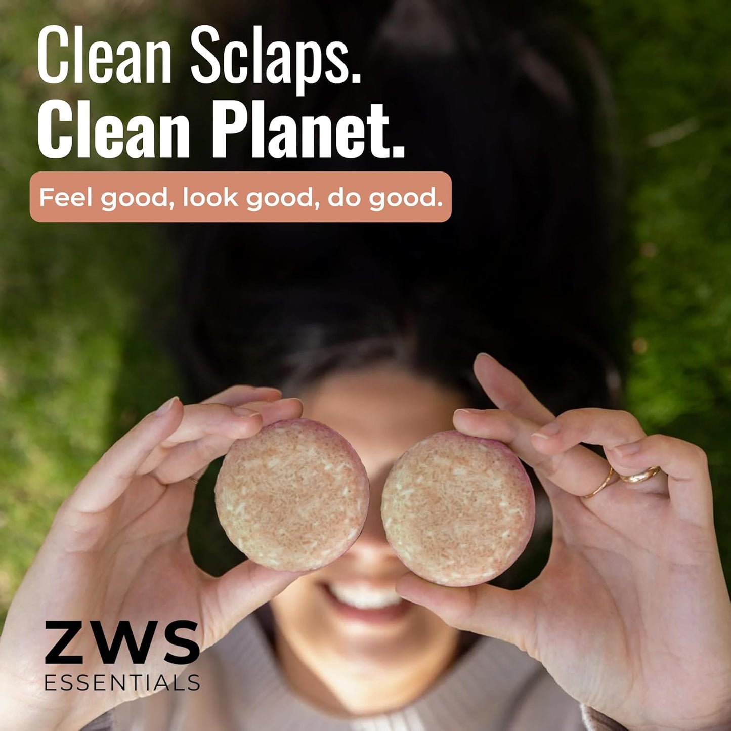 Driftwood Shampoo Bar, Vegan Solid Hair Cleanser with Sandalwood, Lavender, and Peppermint, for Oily Hair, Dandruff, and Psoriasis, Zero Waste, Travel-Friendly