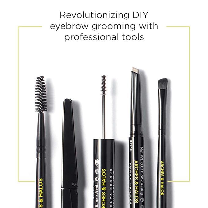 Arches and Halos Fine Bristle Tip Pen - Eyebrow Pencils for Women - Vegan Brow Pencil - Smudge-Proof, Buildable Formula - Espresso - 0.02 oz