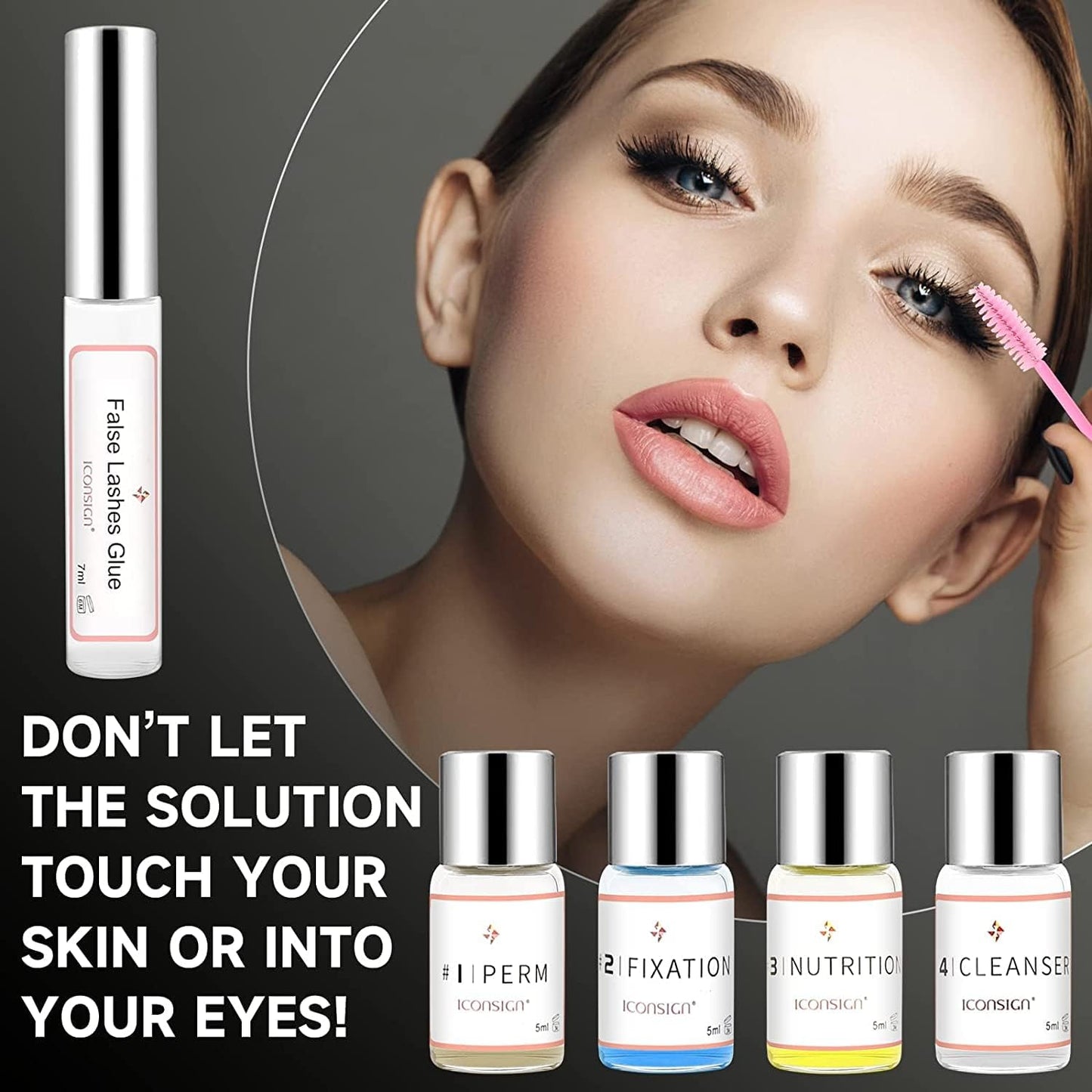 Lash Lift Kit, Eyelash Perm Kit, Professional Eyelash Curling Lash Extension Set, Glue Upgraded Version, Lash Extensions, Lash Curling, Semi-Permanent Curling Perming Wave Suitable For Salon