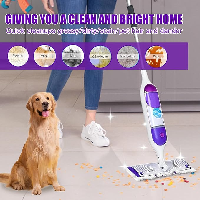 50 Count Disposable Mopping Pads Refills for PowerMop Mopping Pads Multi-Surface Household Replacement Mop Pads,for Swiffer Power Mop Pads, Safe on All Finished Floors.