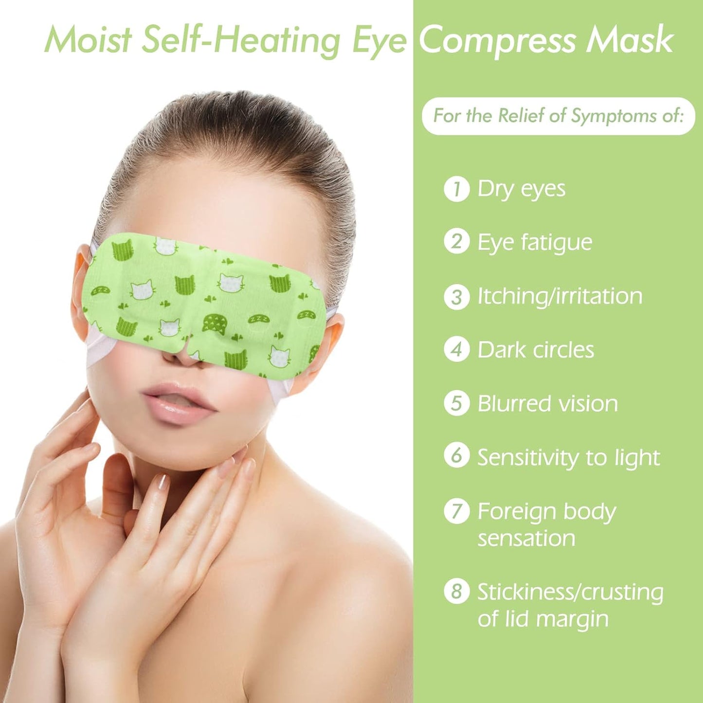 Jekeno Steam Eye Mask, 16 Packs Eye Masks for Dry Eyes Dark Circles and Puffiness, 40-60 Minutes Self Heated Steam Warm Eye Mask, Christmas Spa Gifts for Women