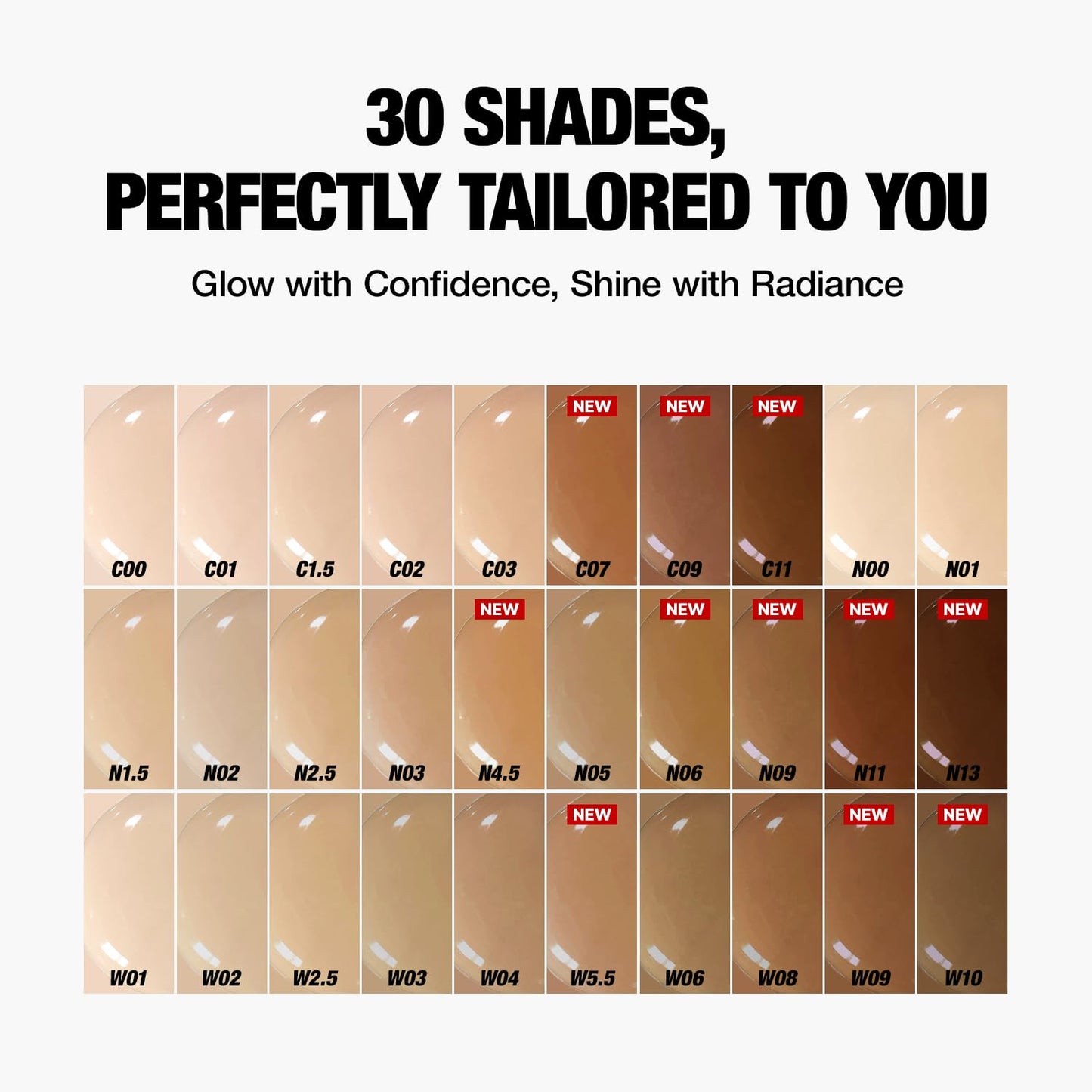 TFIT Radiance Fit Serum Foundation - Flawless Coverage, Dewy finish, Long-lasting Waterproof and sweatproof,Lightweight,Creamy Natural,1.05 Oz. (W09 Walnut, 1.05 Oz.)