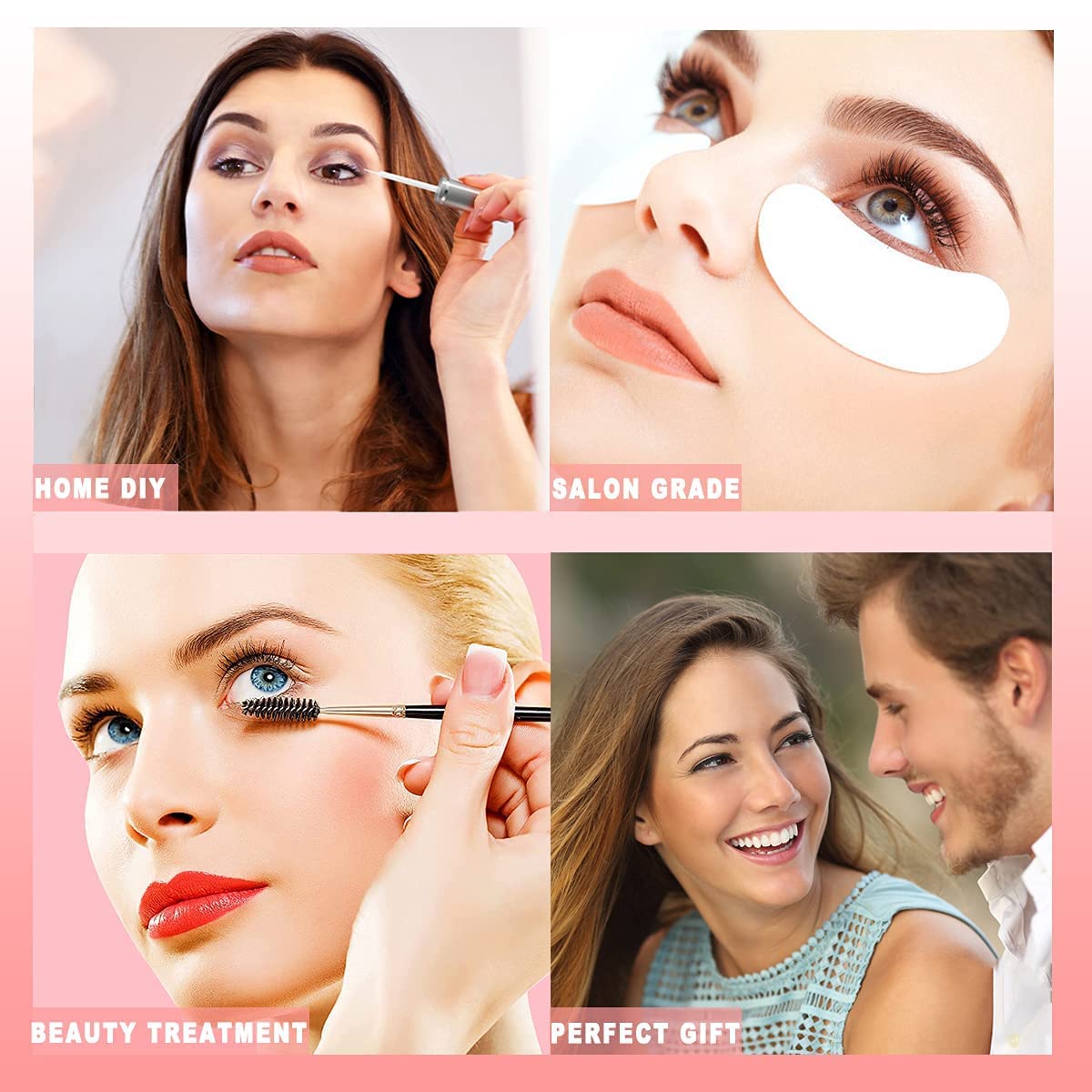 Lash Lift and Black Kit, Professional Eyelash Perm Kit and Black Eyelash & Eyebrow Set 3 in 1, Quick Lifting & Voluminous Coloring with Complete Tools Gifts for Women Salon Grade Home DIY