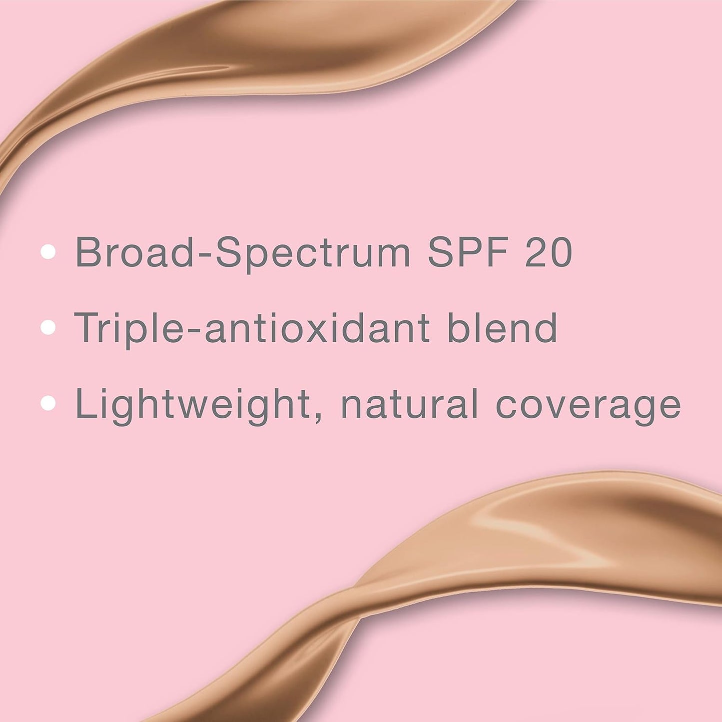 Neutrogena Healthy Skin Liquid Foundation Makeup with Broad Spectrum SPF 20 Sunscreen, Lightweight, Medium Coverage Makeup with Sunscreen and Pro-Vitamin B5, Buff 30, 1 fl. oz