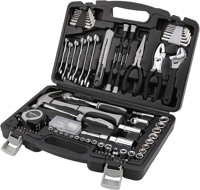 AmazonBasics 131-Piece General Household Hand Tool Set