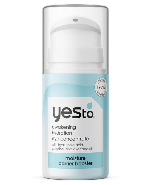 Yes To Awakening Hydration Eye Concentrate, Nourishes Delicate Skin Around Eyes For A Smoother, More Moisturized, and Brighter Appearance, Natural, Vegan & Cruelty Free, 0.5 Fl Oz