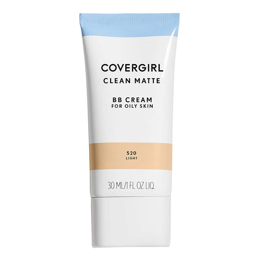 COVERGIRL - Clean Matte BB Cream, Oil-Free, Long-Lasting, Sensitive Skin, Lightweight, 100% Cruelty-Free