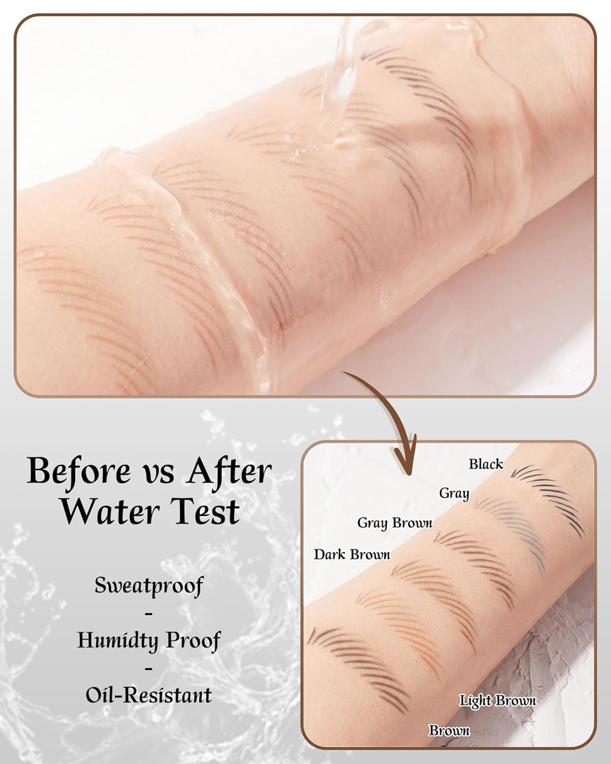 12 Piece Black Waterproof Eyebrow Pencils for Women w/Microblading Eyebrow Pencil & Brow Trimming Supplies Kit Permanent Eye Brow Liners Set For Salon-Quality Shaping & Filling Of Marks