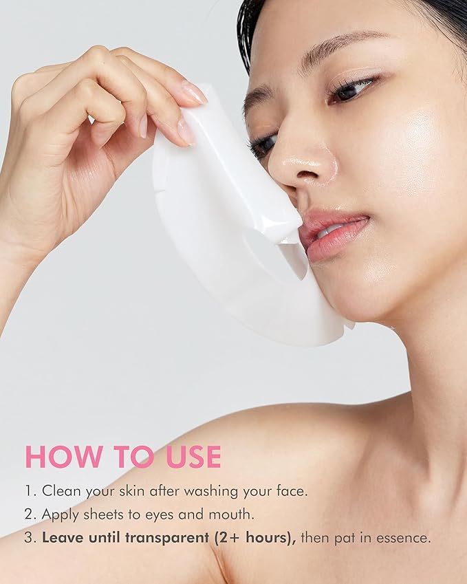 DERMAL Collagen Hydrogel Melting Jelly Gel Mask 4ea - Korean Overnight Face Mask - Deep Hydration, Skin Firming, and Wrinkle Care for Glassy Skon - Korean Skincare