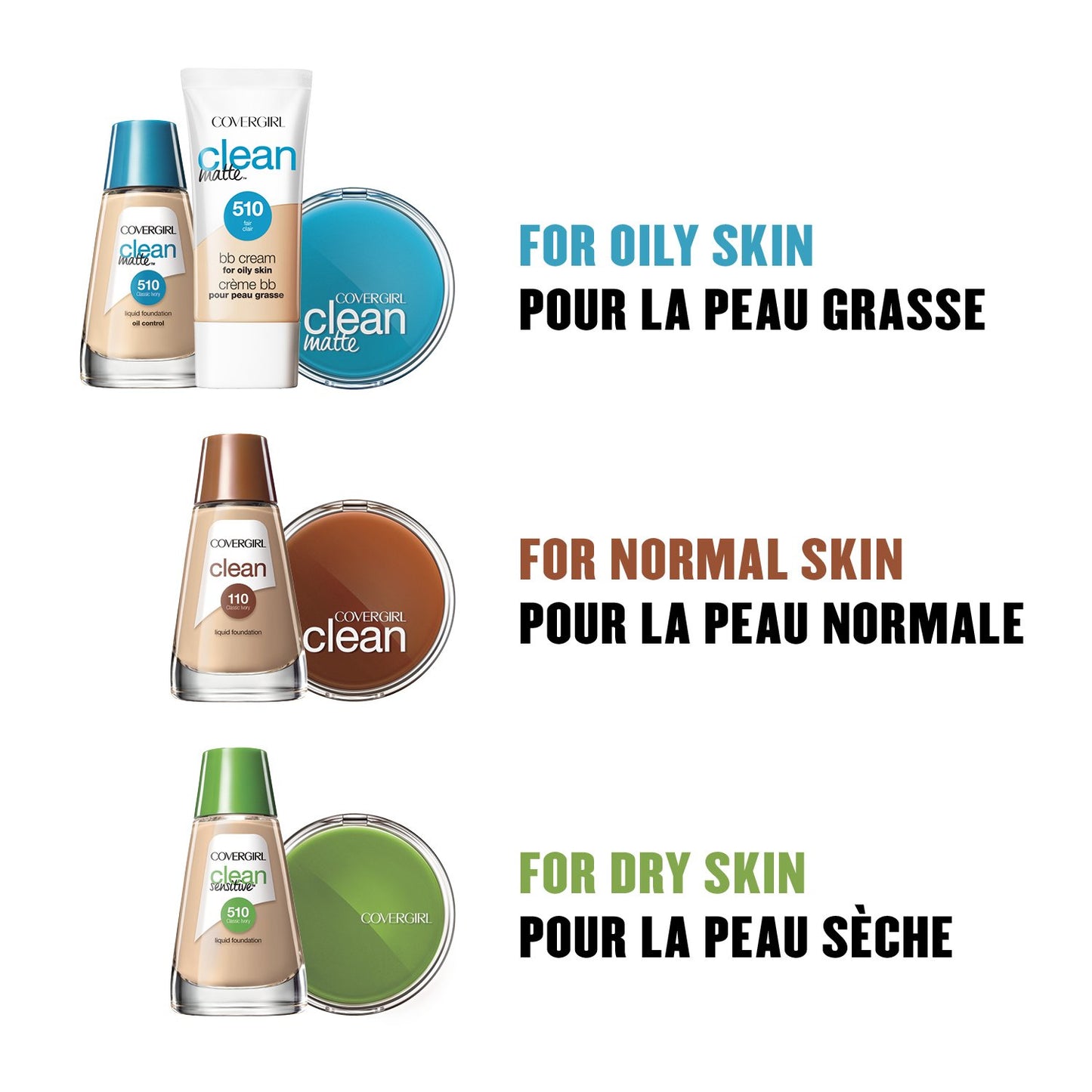 COVERGIRL Clean Matte Liquid Foundation Tawny, 1 oz (packaging may vary)