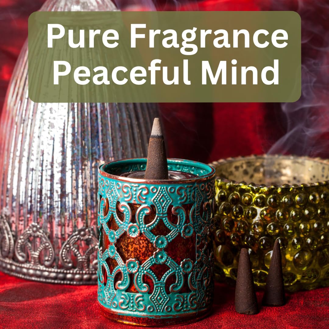 Yajna White Sage 100%-Natural-Incense-Cones Handmade-Hand-Dipped Organic-Chemicals-Free for-Purification-Relaxation-Positivity-Yoga-Meditation The-Best-scents (20 Count)