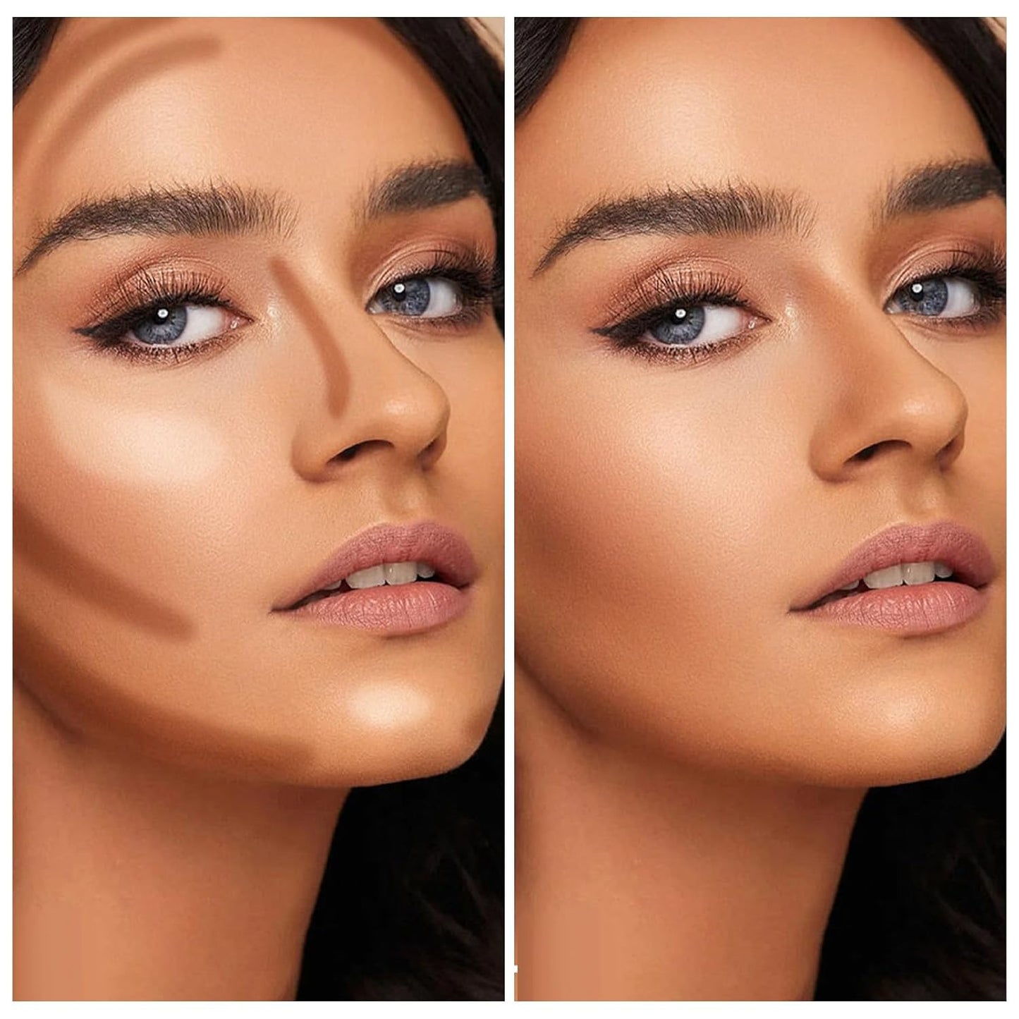 Boobeen 2 in 1 Contour Stick, Cream Bronzer Highlighter, Eyeshadow Pencil, Long-Lasting and Waterproof for All Areas of the Body