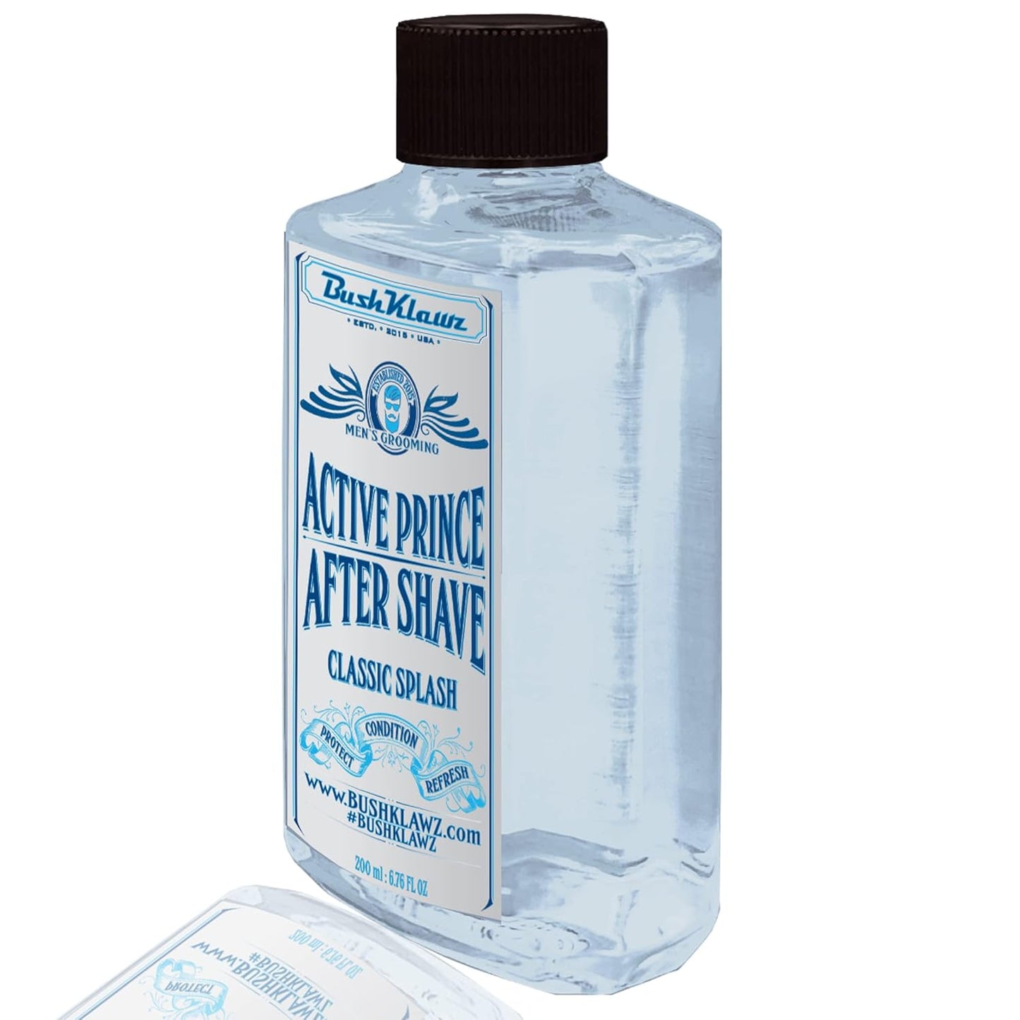 Classic Refreshing Cooling Soothing Barbershop After Shave Lotion Balm Toner Splash Active Prince Satisfy all Types of Viking Cannon Black Prime AfterShave Tonic Cologne