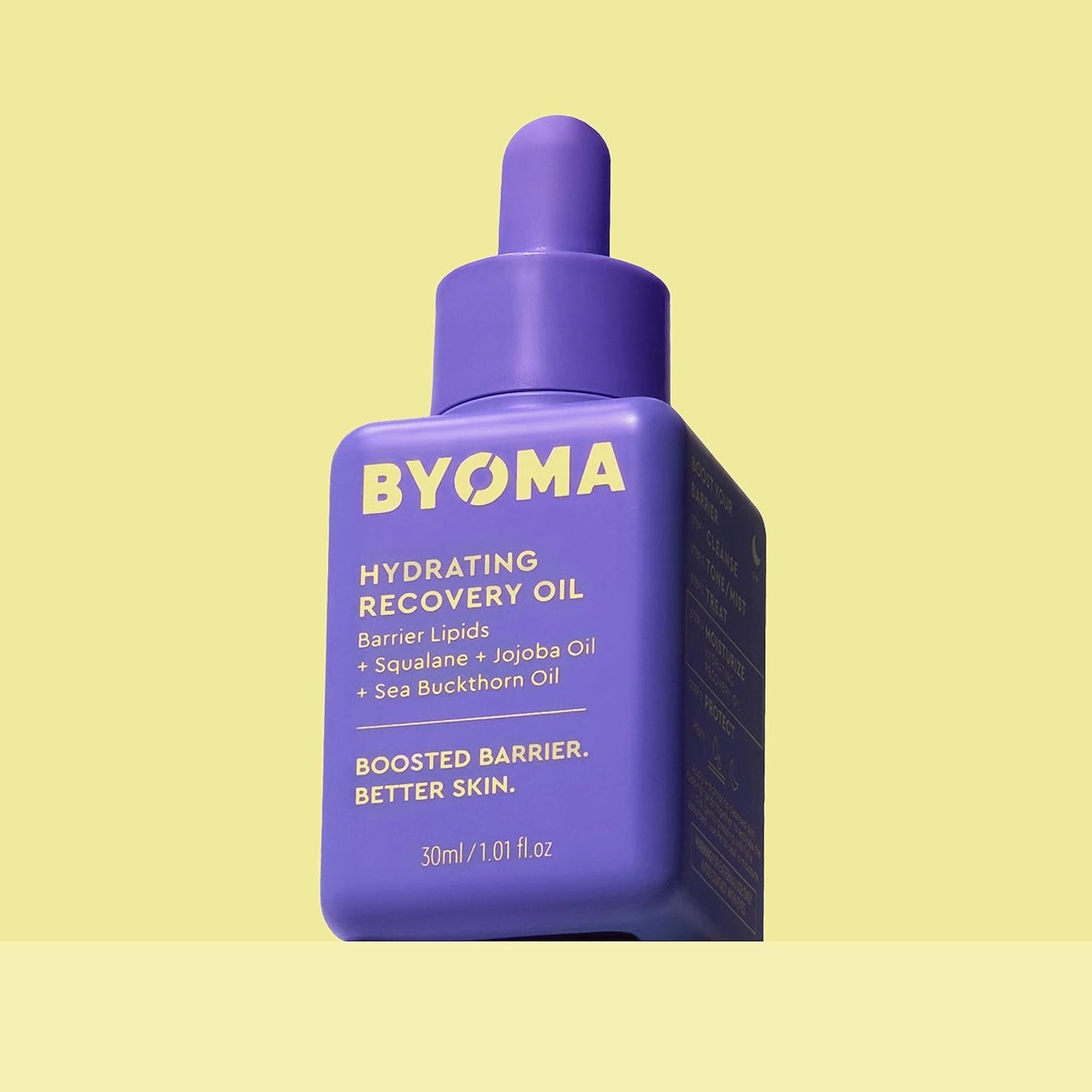 BYOMA Hydrating Recovery Oil - Luxury Face Oil with Squalane, Jojoba Oil & Seabuckthorn Oil - Instant Radiant and Glowy Skin - Barrier Repair Facial Oil - 1.01 fl. oz