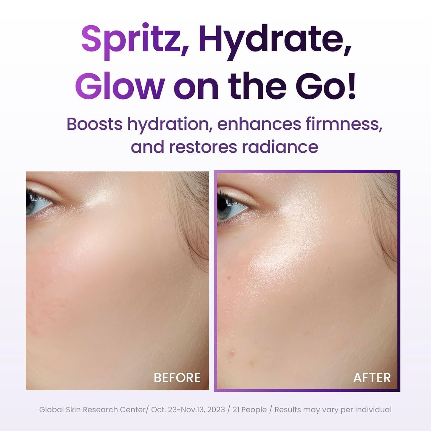 Probioderm™ 3D Lifting Cream Mist 3.38 fl oz (100 ml) | Face Moisturizers, Hydrating Glowing Serum Spray, Moisturizing & Elasticity-Enhancing Facial Mist for Face, Neck & Décolleté