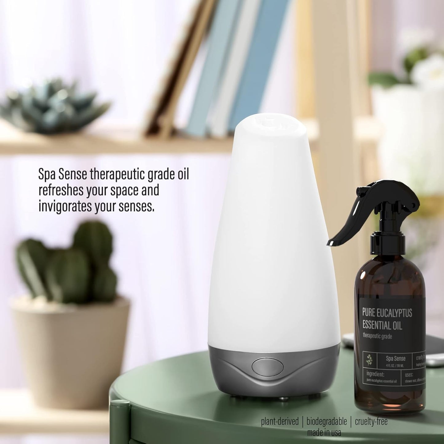 Pure Eucalyptus Oil Shower Mist and Steam Room Spray - Room Spray and Eucalyptus Spray for Shower - Premium Aromatherapy Eucalyptus Essential Oil Spray - 4 Ounce