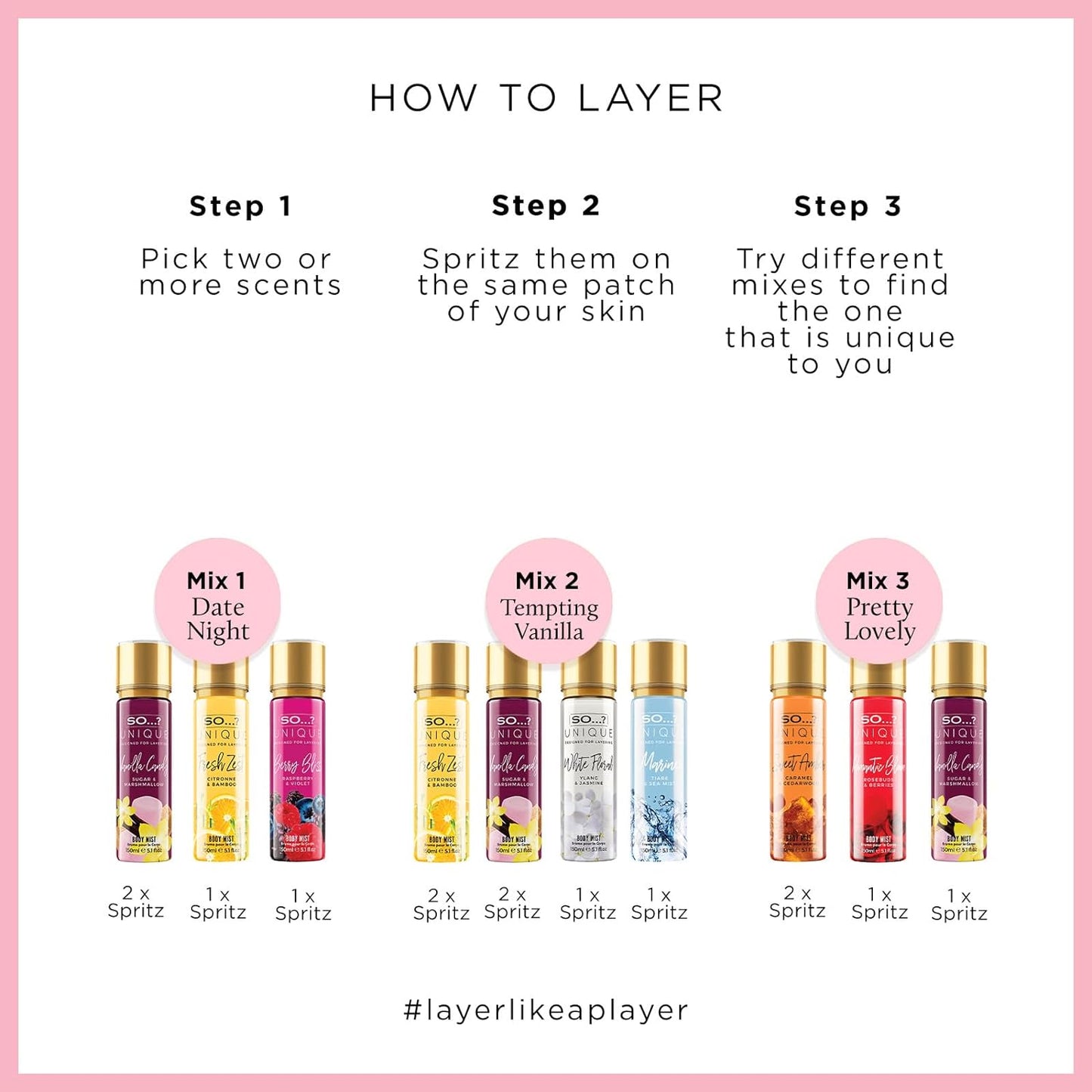 So...? Unique Truffle Cream Body Mist - Vanilla, Gourmand, Fruity Perfume for Women - Cruelty Free Body Spray for Women - 5.1 oz