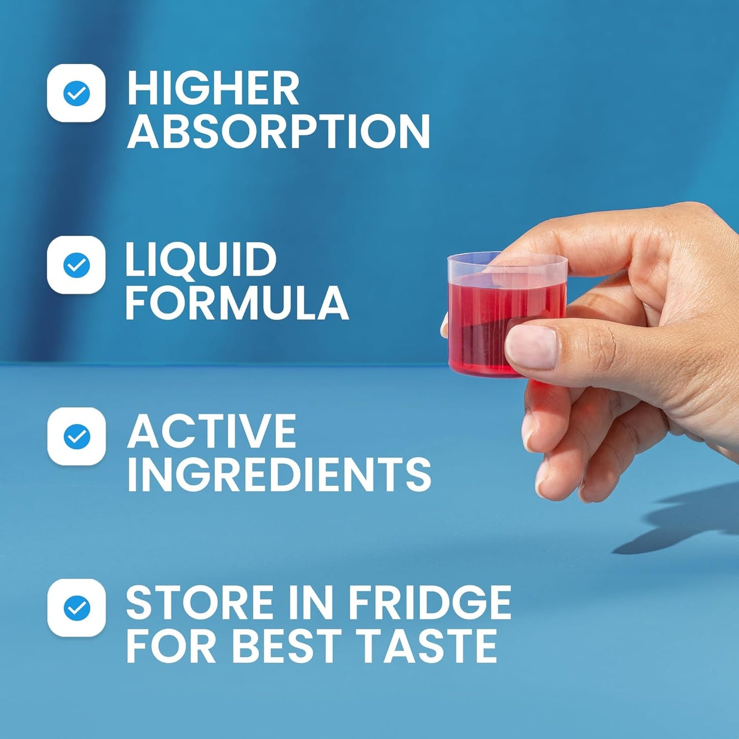 Swedish Nutra - Collagen Beauty | 10,000 mg Hydrolyzed Marine Collagen Liquid Supplement - 30 x 25 ml Daily Shots | Hyaluronic Acid and Vitamin C to Support Healthy Hair, Skin, Nails | Sugar-Free