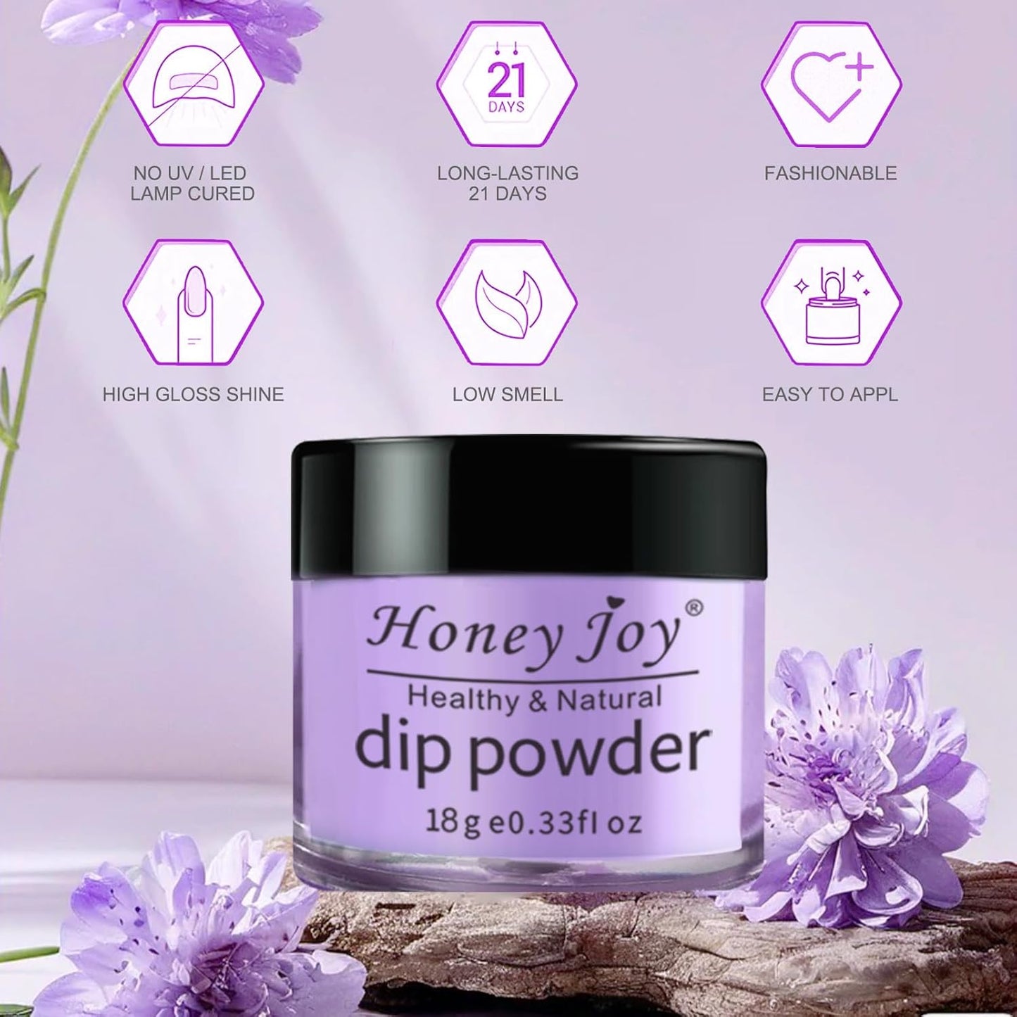 Dip Powder Nail Kit for 4 Colors System Starter Kit Acrylic Dipping System,4 PCS Dipping Powder,4 PCS 10ml Liquid Nail Kit Purple Blue Acrylic Set (Dip-7pcs-3)