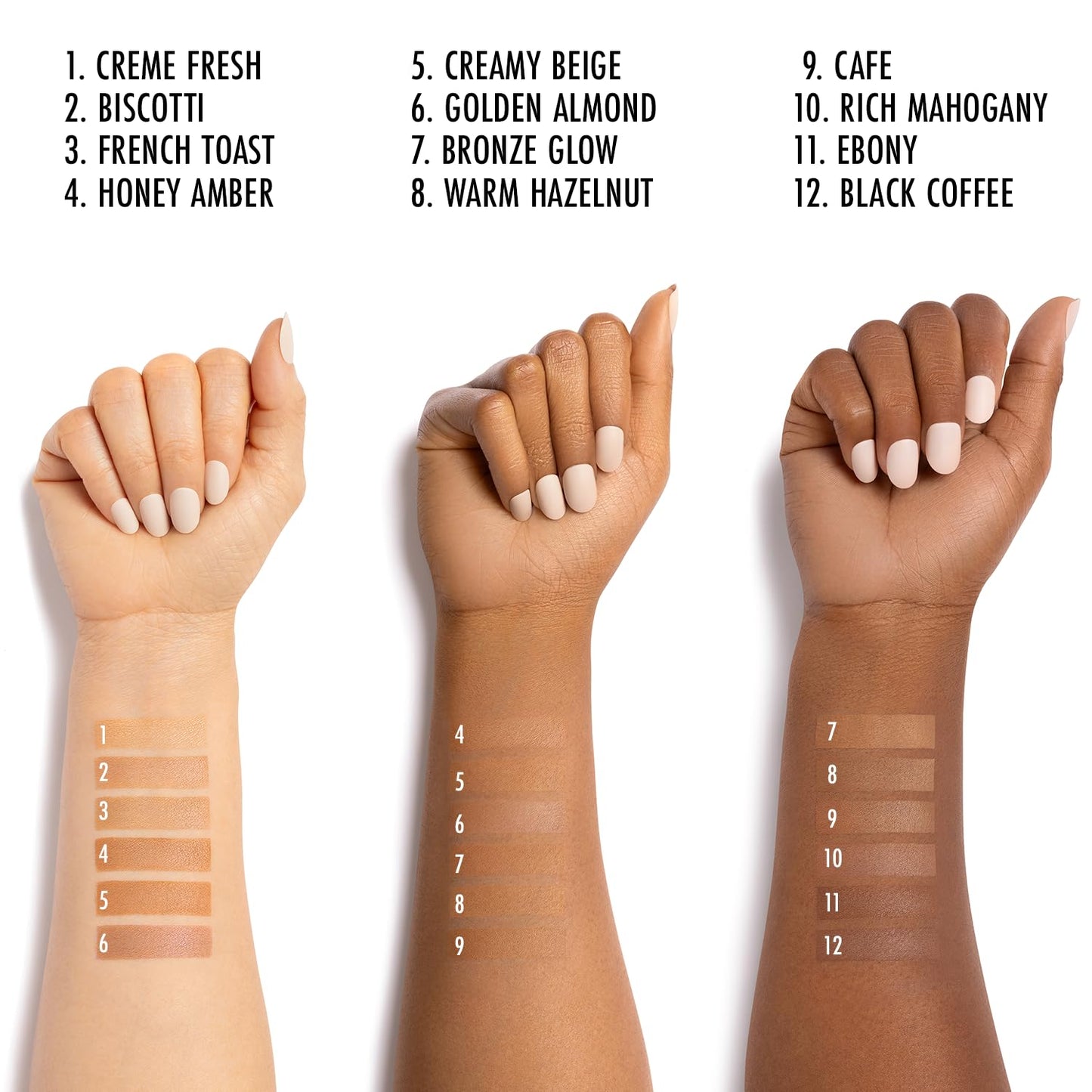 Black Radiance Natural Matte Foundation Powder, Minimizes Shine, Warm Hazelnut