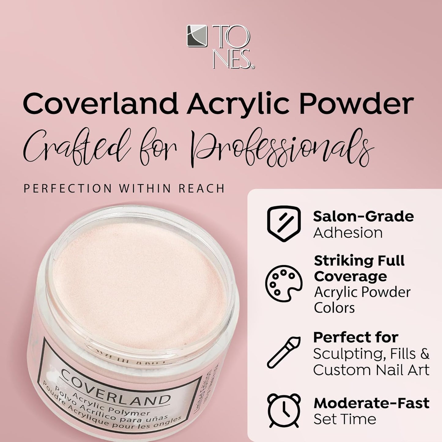 Coverland Acrylic Powder 3.5oz "Naked" - Limited Edition
