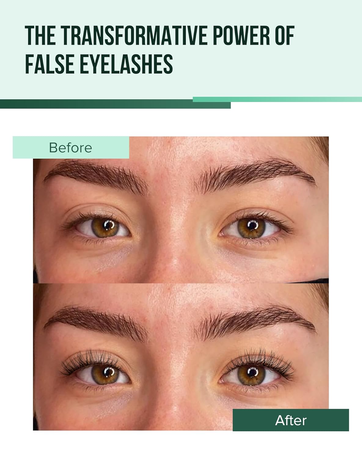 Natural Cat Eye Lashes Natural Eyelashes Wispy Mink Lashes Short Fake Lashes Clear Band Eye Lashes Pack 7 Pairs Small Demi Wispies Eyelashes