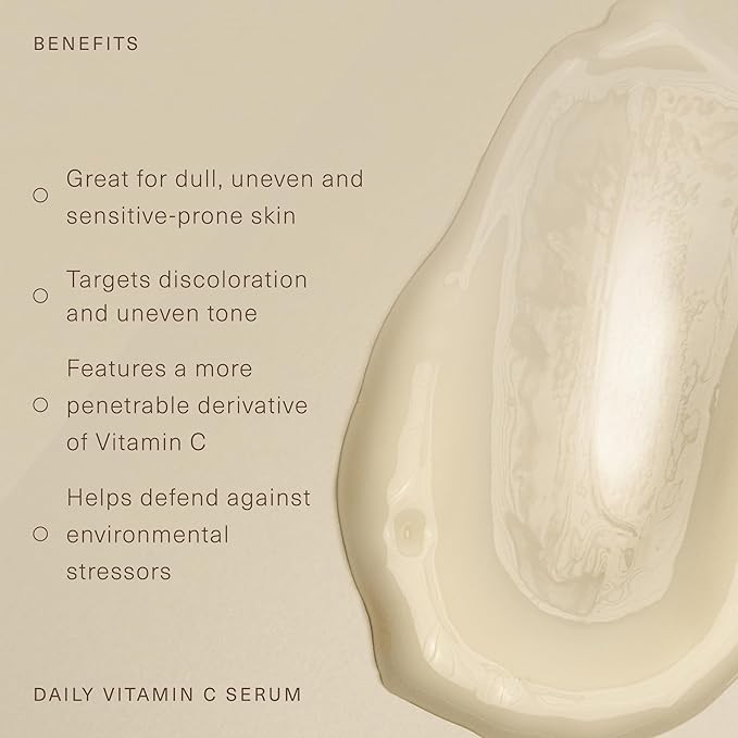 Oak Essentials Daily Vitamin C Serum | Face Serum for Even Skin Tone with Stable Vitamin C, Squalane & Plankton Extract, 1 Oz