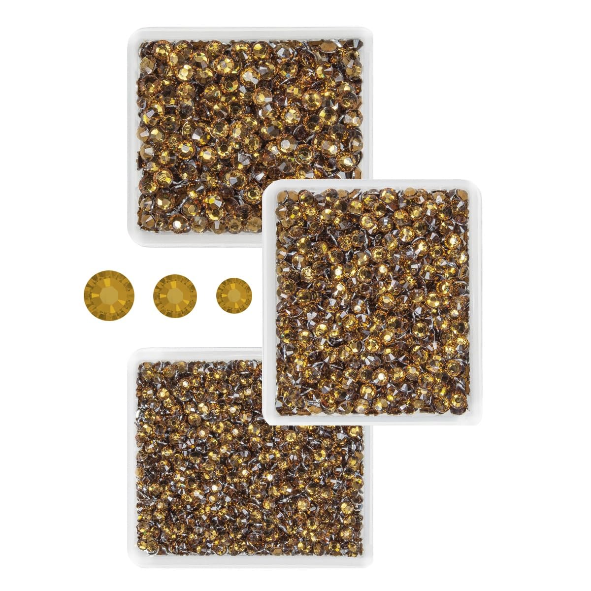 Amber Brown Crystal Resin Rhinestones for Crafting Yellow Brown Coffee Flatback Stones 3mm 4mm 5mm Non-Hotfix Diamonds Crystals Gems Charms for Nails Face Eyes Makeup Body Tumblers Crafts Shoes