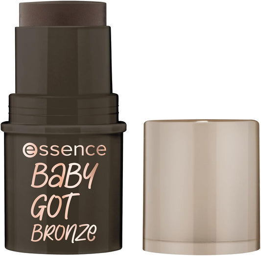 essence | Baby Got Bronze Stick | Cream Bronzer Easy to Apply & Blend | Vegan & Cruelty Free | Free From Gluten, Parabens, Preservatives, & Microplastic Particles (60 | Crush on Caviar)