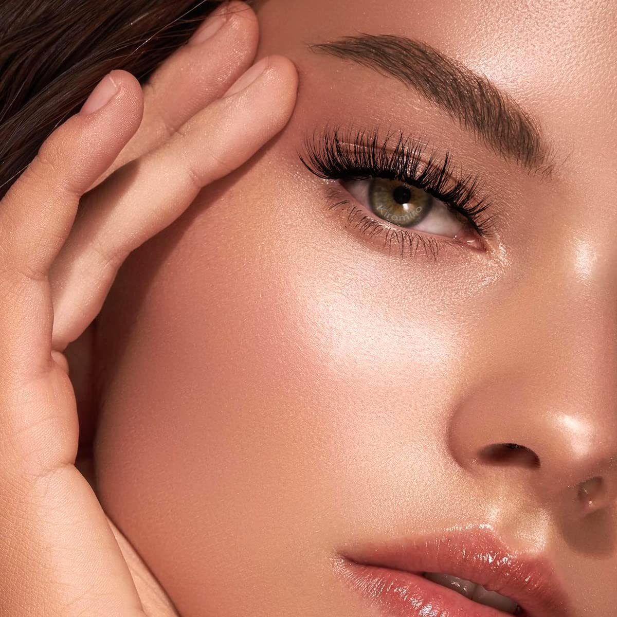 Lashes Natural Look False Eyelashes Clear Band Wispy Faux Mink Eyelashes Short Natural Cat Eye Strip Lashes Pack 7 Pairs by Kiromiro