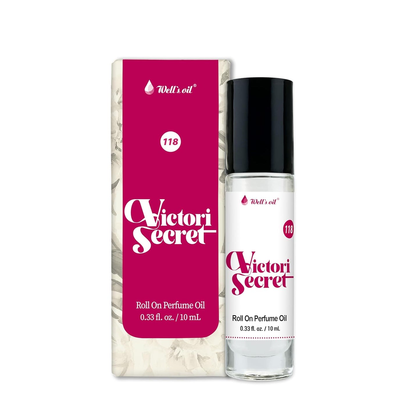 Well's Oil Roll-On Perfume Oil (Victori Secret) | Long-Lasting | Paraben-Free | 0.33 Fl Oz / 10 ml