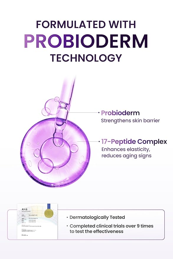 BIOHEAL BOH Probioderm 3D Lifting Travel Size Skin Care Kit | Korean Skincare Set for Firming & Hydration, with Ampoule, Face Moisturizer & Serum Spray | Mini Travel Essentials & Gift Set for Women