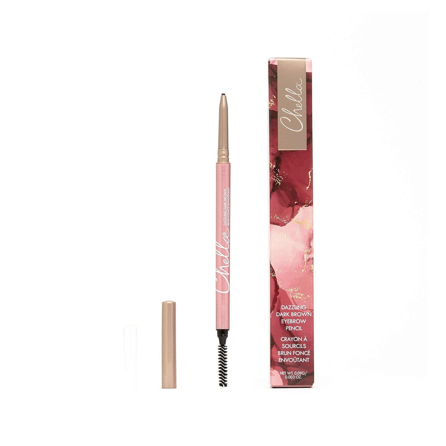 Chella Eyebrow Pencil – Easy-to-Use Brow Definer for Shaping, Filling & Blending – Long-Wear Dark Brown Eyebrow Pencils for Women with Precise Tip (Dark Brown)