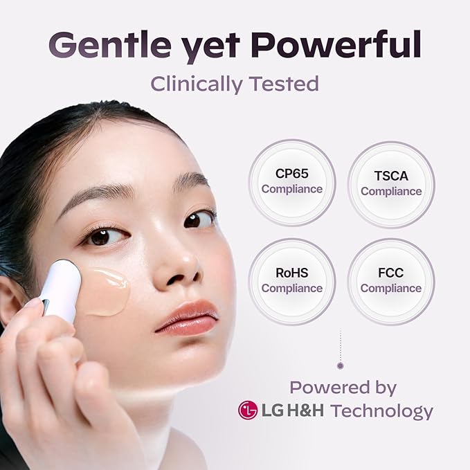 Superform Galvanic Booster Mystic White, 1min booster for ageless skin, anti-aging and firming pocket booster, Korean skincare, glow on the go, Serum booster device, Gift, Stocking Stuffers