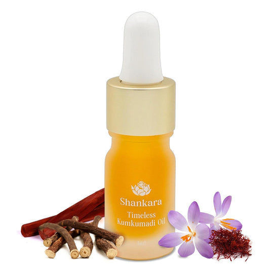 Shankara Kumkumadi Oil with Pure Saffron and Ayurvedic Herbs (Original Aroma 5ml)