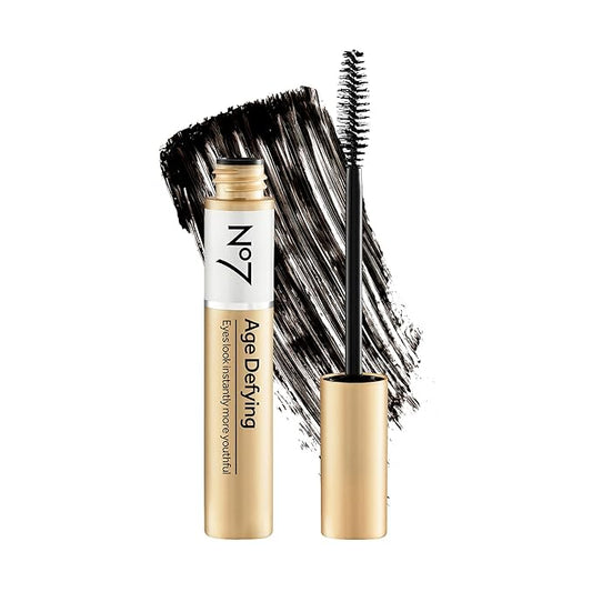 No7 Age Defying Eye Mascara - All-in-One Eyelash Mascara for Enhanced Length, Curling & Volumizing Eyelashes - Smudge & Clump Free Eye Makeup (7ml)
