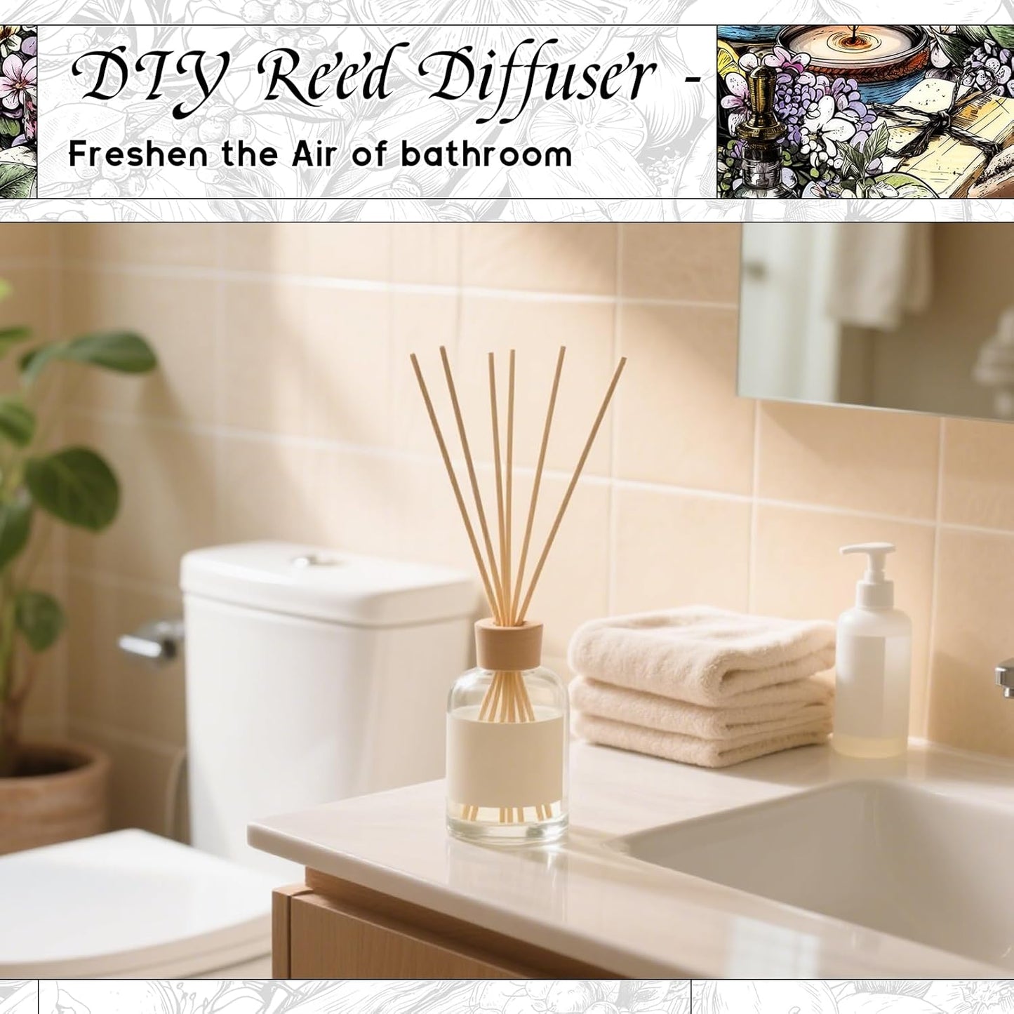 HIQILI Lilac Fragrance Oil for DIY Perfume, Candle & Soap Making, Soft Floral Scents for Essential Oils Diffuser - 5.07 Fl Oz