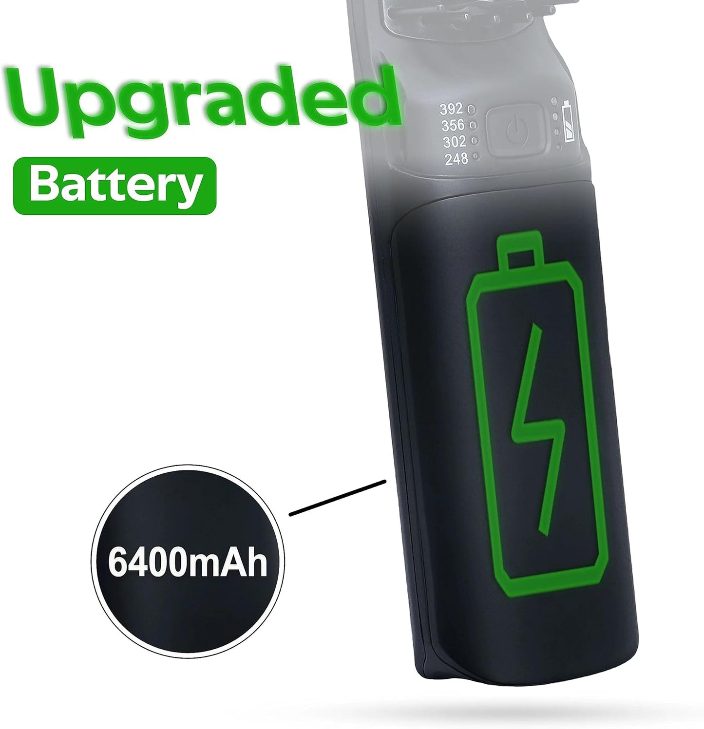 Premium Beard Mini Straightener Brush, Professional Straightener Brush for Men, Rechargeable 6400 mAh Straightening Tool Heated Comb, for Short & Long Beards for Home and Travel