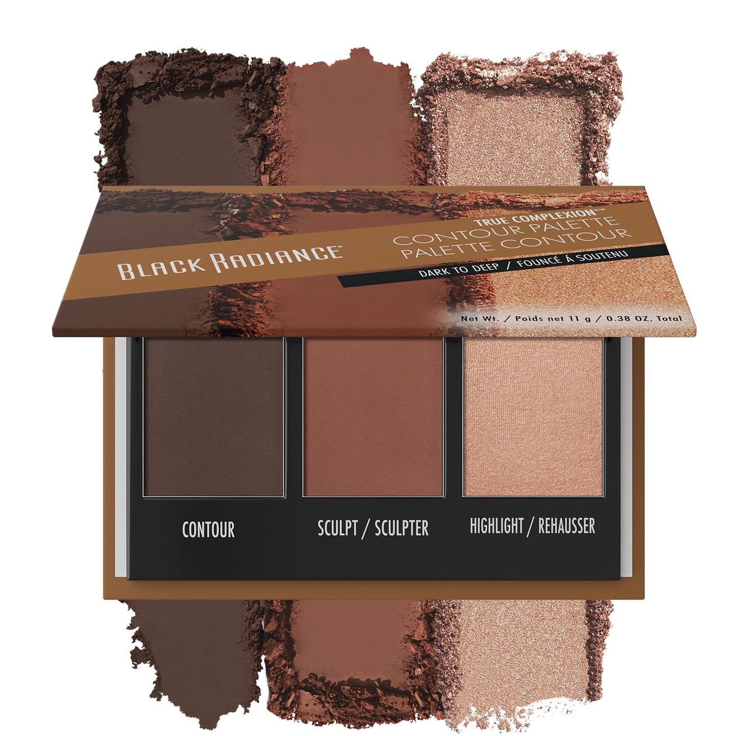 Black Radiance True Complexion Contour Palette, Dark To Deep
